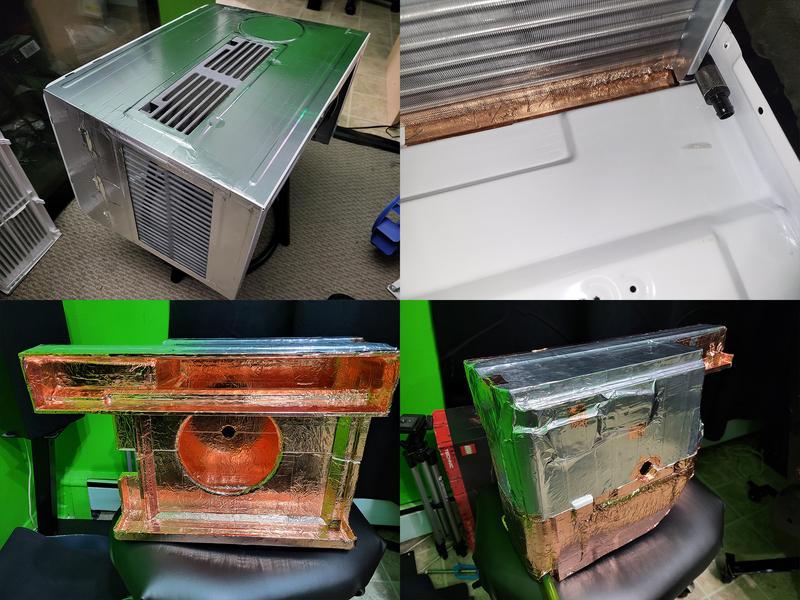 Aluminum & Copper Foil Added for Improved Thermal Insulation. Copper Foil for Anti-Microbial to Prevent Mold, Mildew, Algey, etc.