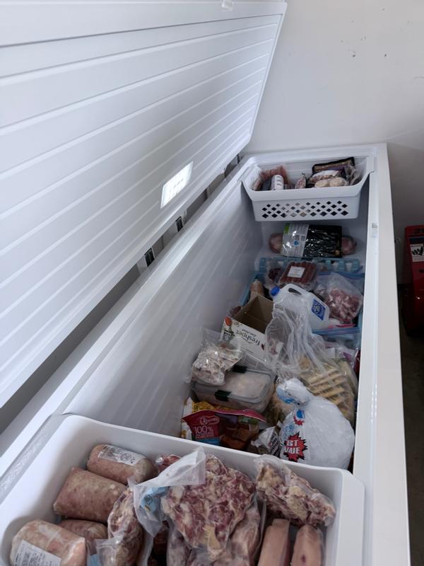 Frigidaire 25-cu ft Garage Ready Chest Freezer Convertible to