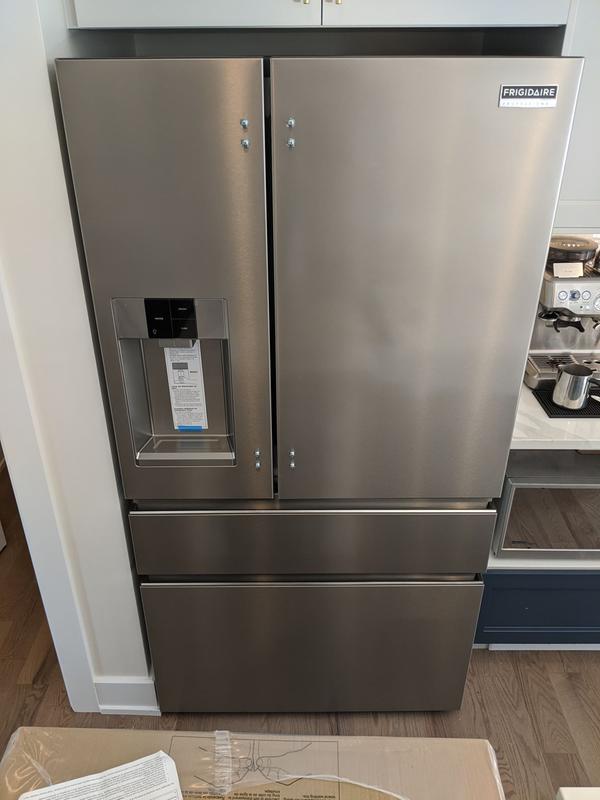 Frigidaire Professional 21 8 Cu Ft Counter Depth 4 Door French Door Refrigerator Stainless Steel Prmc2285af