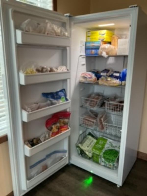 How tall is a 13 cubic foot freezer sales