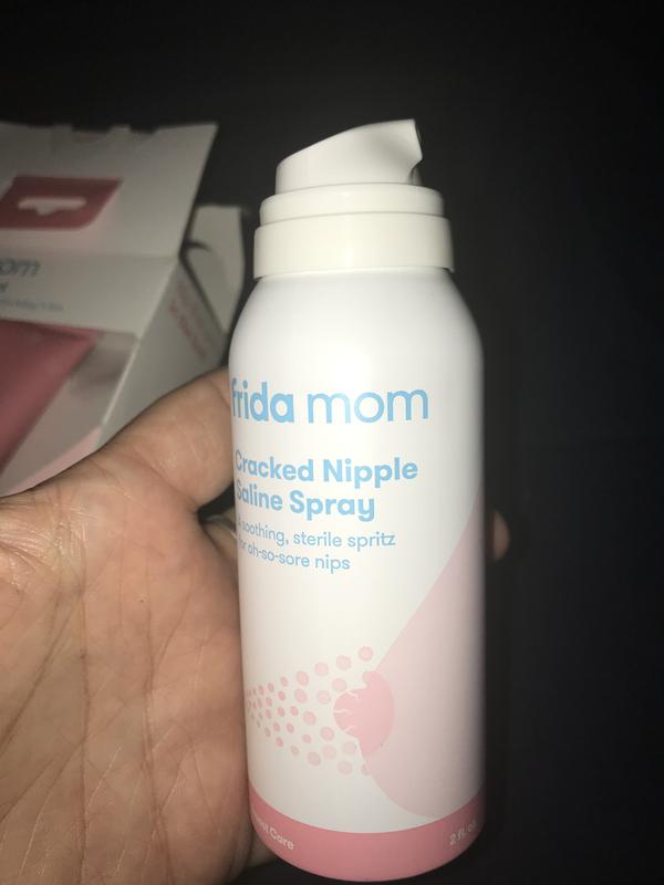 Loving the new @FridaMom Sore Nipple Set from @ 🤱. The Cracked Nipple  Saline Spray and No Mess Nipple Balm are a must have for all…