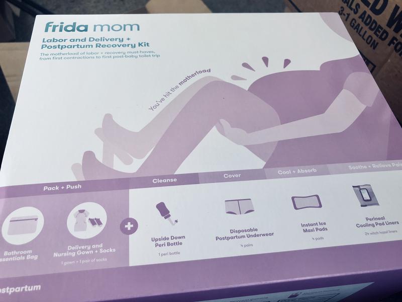 Frida Mom Labor and Delivery + Postpartum Recovery Kit - Postpartum  Must-Haves + Babyshower Gift for Mom