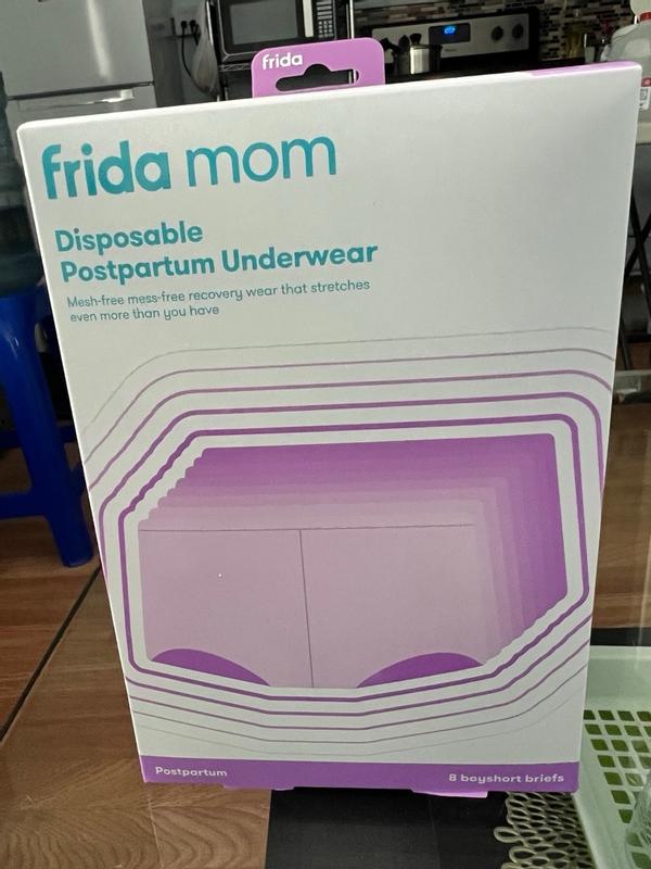 Frida Mom Disposable Postpartum Underwear - Boyshort Briefs Size