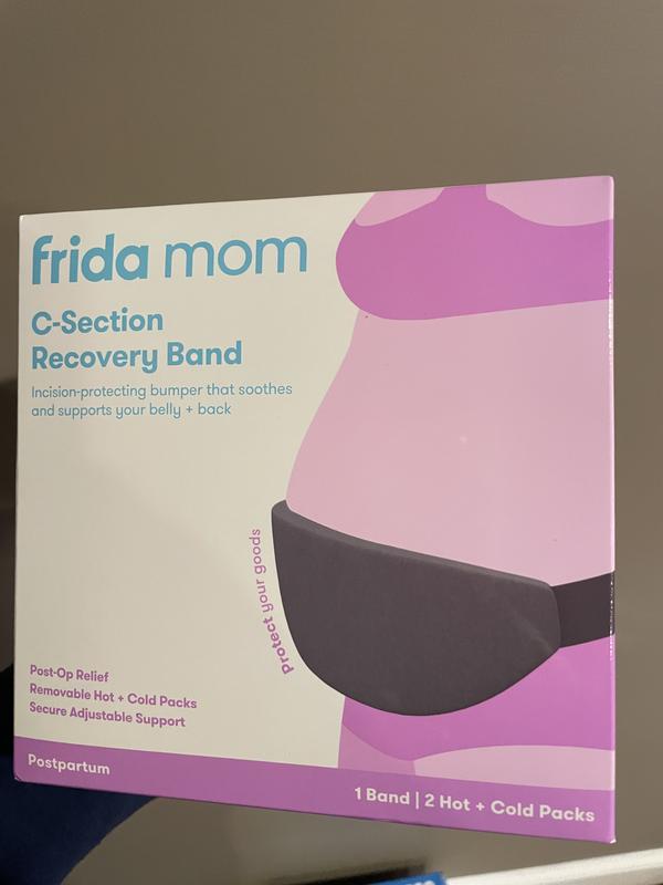 Frida Mom Postpartum Abdominal Support Binder | Natural Delivery &  C-Section Recovery | 9 High Adjustable Compression Wrap