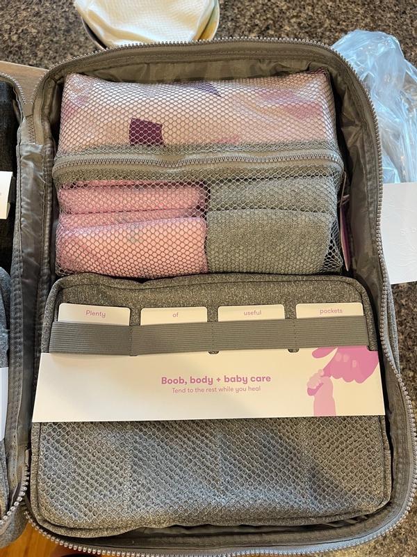 Frida Mom Motherload[ed] Hospital Bag - Pre-Packed Essentials for Labor and  Delivery, Postpartum Recovery and Baby (30 Piece Gift Set)