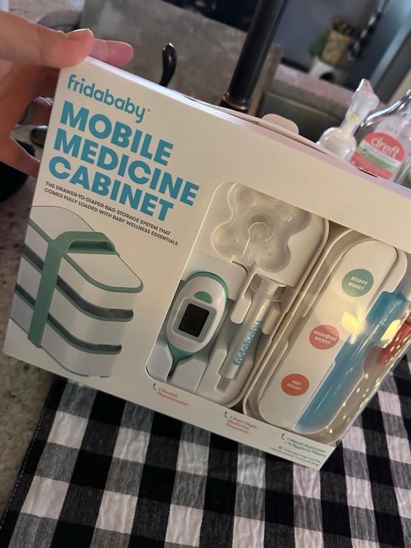 Frida Baby Mobile Medicine Cabinet Travel Kit | Portable Carrying Case  Stocked with Wellness Essentials
