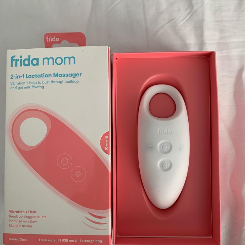 Frida Mom 2-in-1 Heat and Vibration Lactation Massager