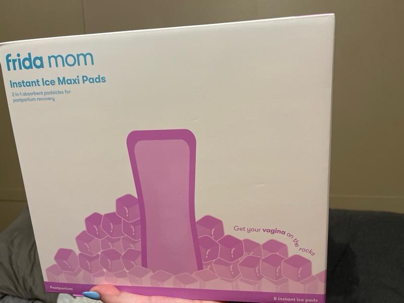 Frida Mom Instant Ice Maxi Pads Postpartum PADSICLES A look inside