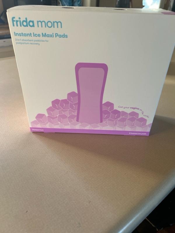 Frida Mom Instant Ice Maxi Pads 8 Pack - NEW Sealed Box Postpartum