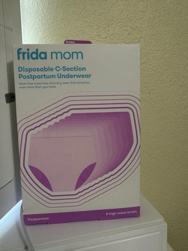 FridaBaby Disposable High Waist C-Section Postpartum Underwear | Super  Soft, Stretchy, Breathable, Wicking, Latex-Free, Regular (8 Count)