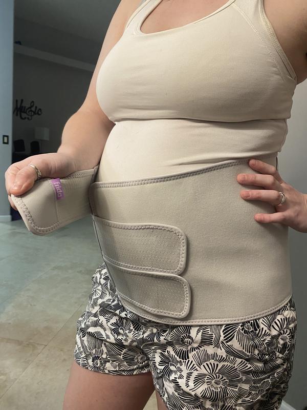 Frida Mom C-Section Recovery Band for Postpartum Pregnancy Belly Support, Abdominal  Binder and Belt with Adjustable Strap, Grey 