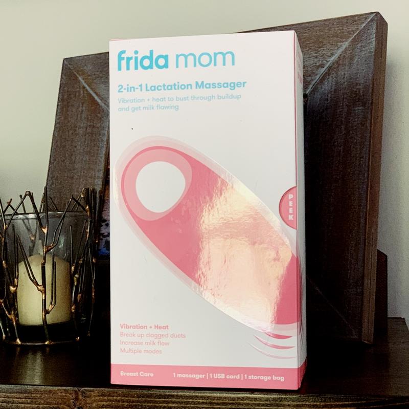Frida Mom 2-in-1 Lactation Massager - Multiple Modes of Heat +