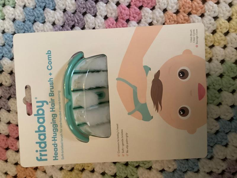 FridaBaby Baby Hairbrush + Comb Set - Mini Jake