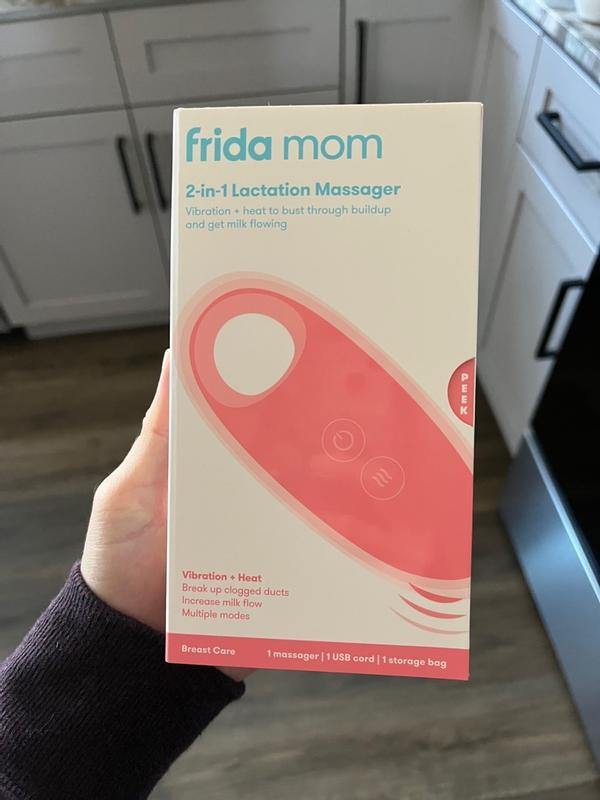 Frida Mom 2-in-1 Lactation Massager and Breastfeeding Supplement