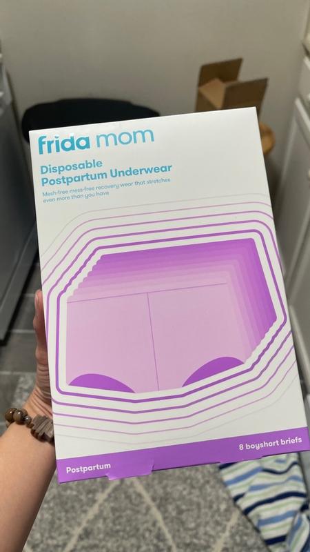Frida Mom High-waist Disposable Postpartum Boyshort (C-section and Vaginal  Delivery) - Set of 8 - Clement