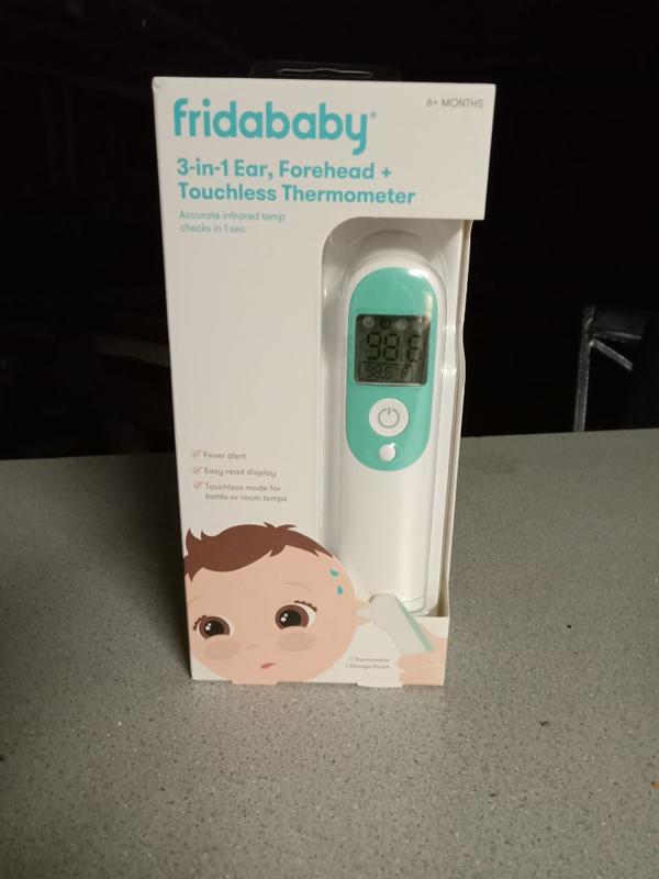 3-in-1 Ear, Forehead, + Touchless Infrared Thermometer – Natural