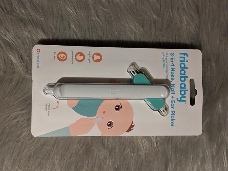 Frida Baby 3-in-1 Nose, Nail + Ear Picker [2 Count] by Frida Baby The  Makers of NoseFrida The SnotSucker, Safely Clean Baby's Boogers, Ear Wax &  More