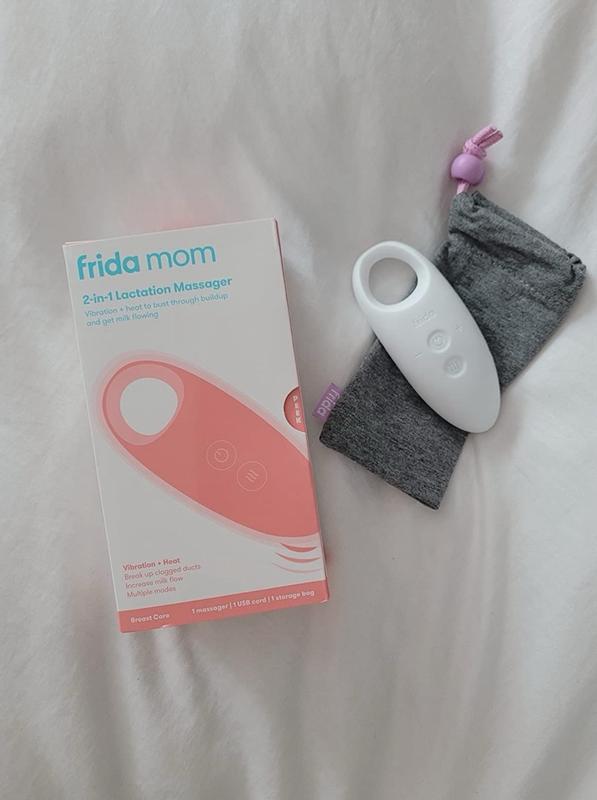 Frida Mom 2-in-1 Lactation Massager - Multiple Modes of Heat +