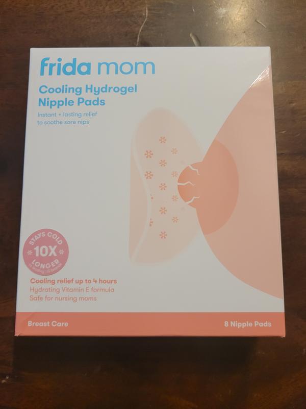  Frida Mom Cooling Hydrogel Nipple Pads - Soothing Nursing Pads,  Made for Sore Nipples, Breastfeeding Essentials for Mom, 8 Count : Baby