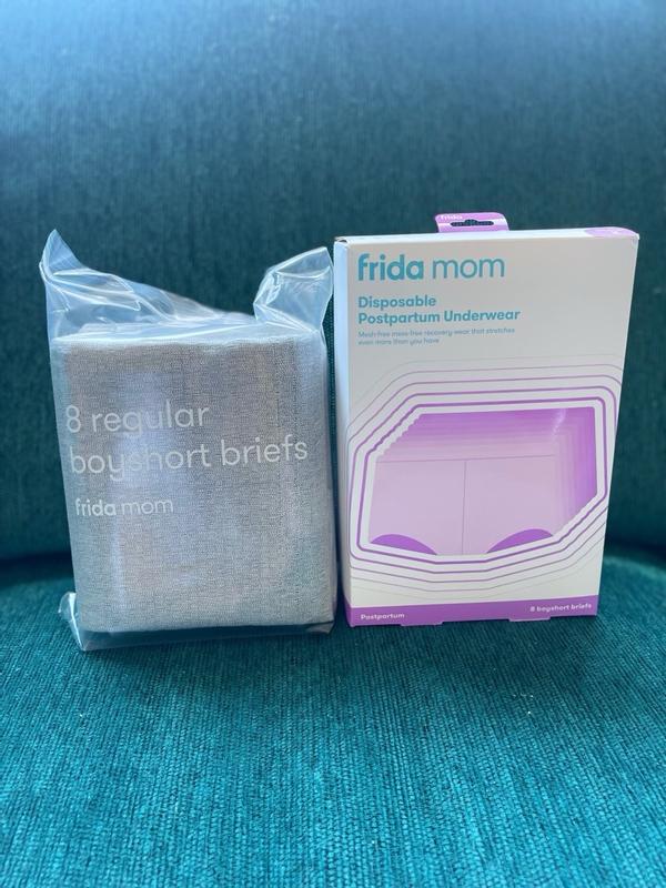 Frida Mom Disposable Boyshort Cut Postpartum Underwear By Frida Mom Super  Soft, Stretchy, Breathable, Wicking, Latex-Free - Size - Regular, 8 Count -  Imported Products from USA - iBhejo