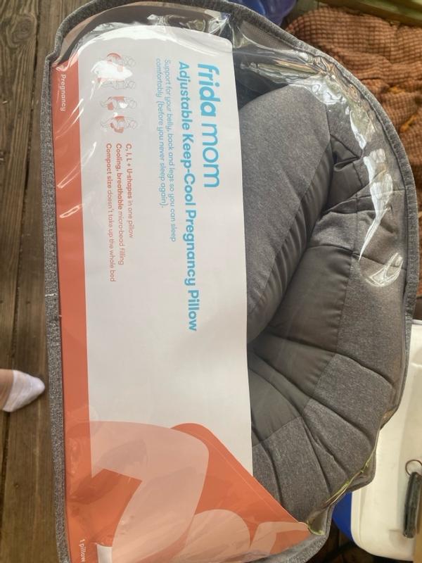 Frida Mom Adjustable Keep-Cool Pregnancy Pillow