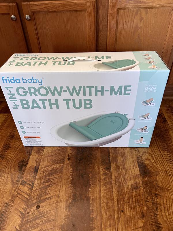 Frida Baby 4-in-1 Grow-with-Me Bath Tub & Control The Flow