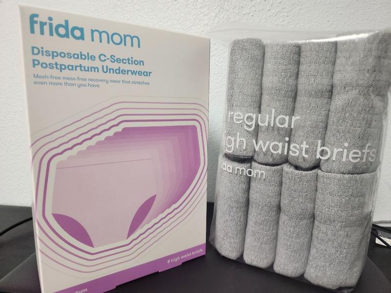 Frida Mom Disposable Postpartum Underwear Boy Shorts Briefs - Regular 8ct
