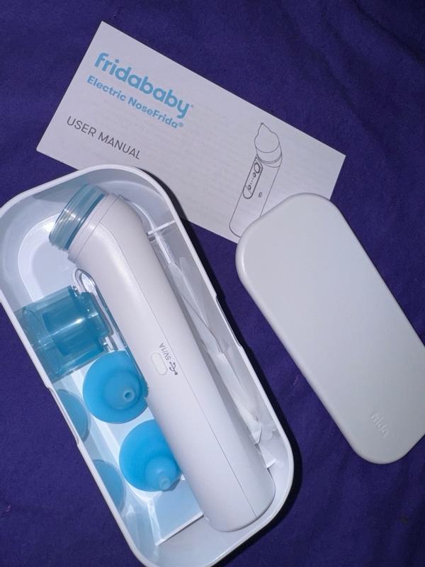 FridaBaby Electric NoseFrida USB Rechargeable Nasal Aspirator 3 Suction  Levels