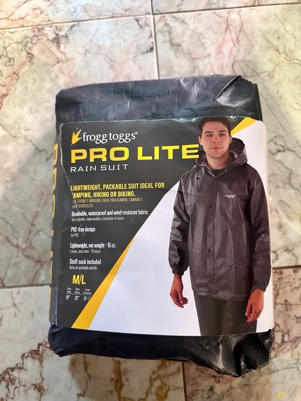 Frogg togg pro lite shops rain suit