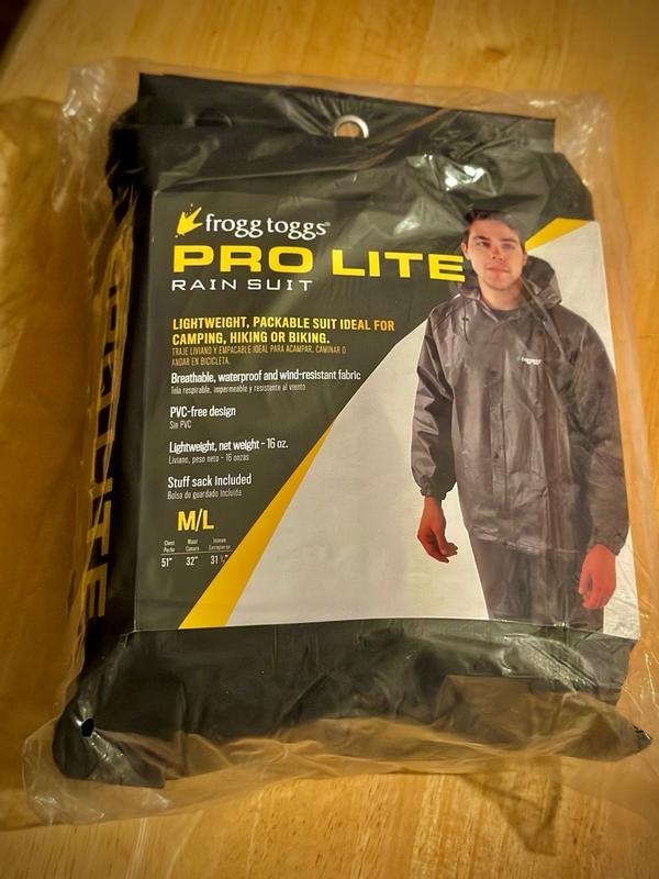 【気質アップ】 Frogg Toggs Pro-Lite Rain Suit Med/Lg | Meijer ウェア