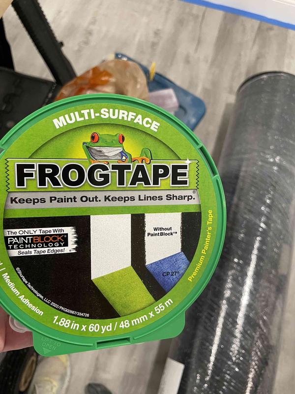 FrogTape 1.88 in. x 60 yd. Green Multi-Surface Painter's Tape, 3 Pack 