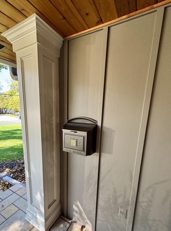 Capitol Monogrammed Wall-mount Mailbox - Thumbnail 4