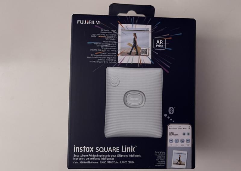 Impresora Instax Fujifilm Square Link Ash White