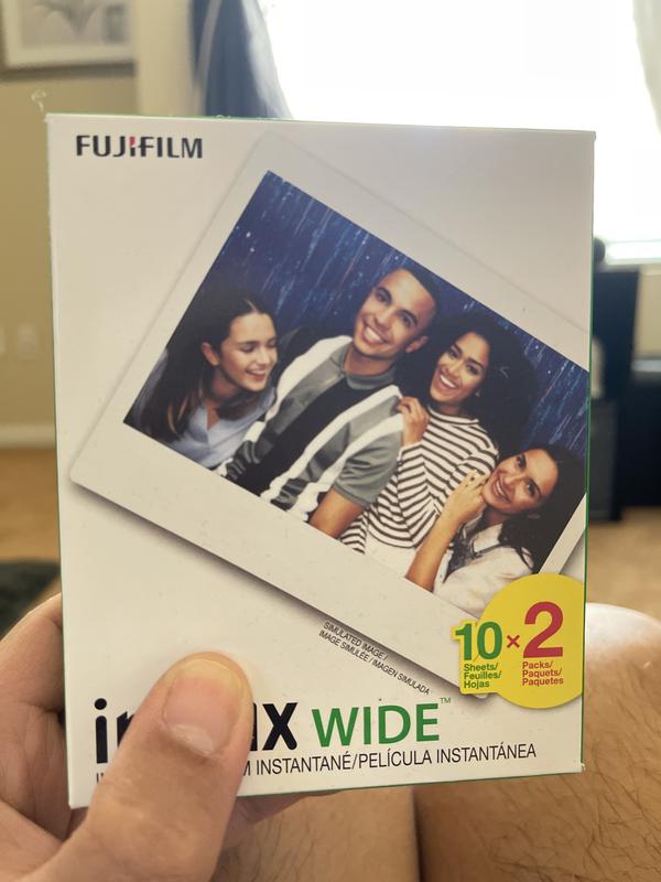 instax™ WIDE Twin Film Pack Classic White Instant Prints