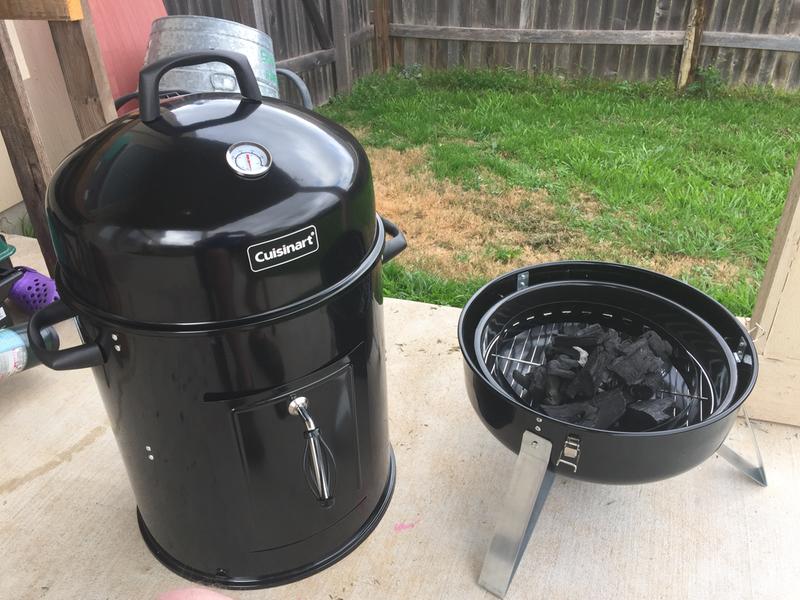 Cuisinart 16 2024 vertical charcoal smoker