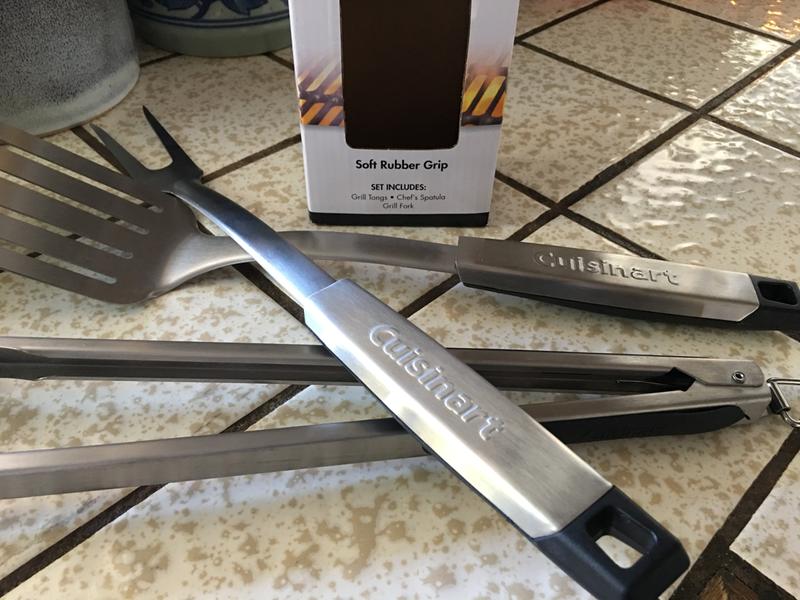 Cuisinart® 3 Piece Magnetic Grill Tool Set