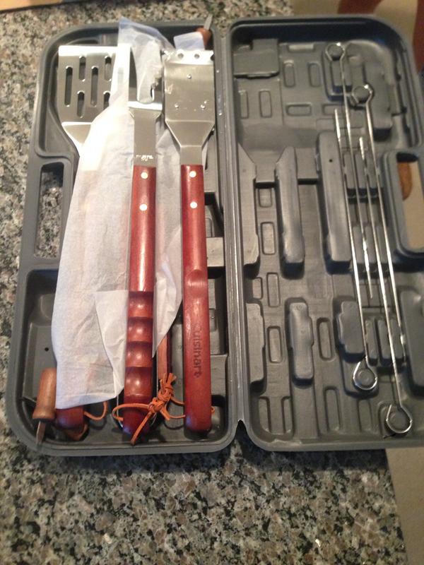 Cuisinart 3-Piece Magnetic Grill Tool Set