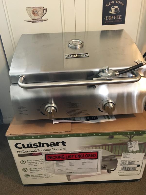 Cuisinart professional 2024 portable gas grill