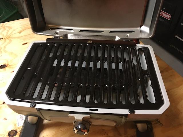 Grill notches on the bottom left and right help orient the grill in the body
