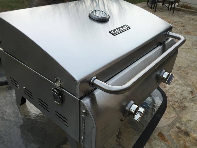 Cuisinart 706-Sq in Stainless Steel Portable Gas Grill in the Portable  Grills department at