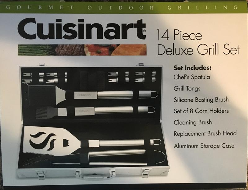 Cuisinart 14 piece deluxe grill set sale