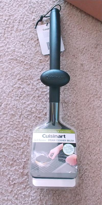Cuisinart CCB-1000 Grill Renew Steam Cleaner Brush, Safe and Effective  Barbecue Cleaning Brush, Replaceable Head, Aramid Fiber Fabric