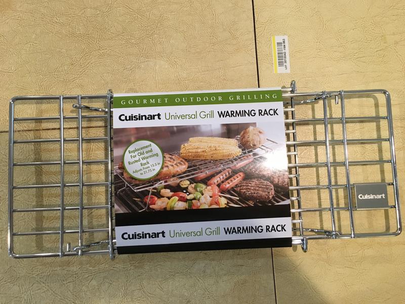 Cuisinart 7.06-in x 21.75-in Rectangle Stainless Steel Warming Rack at ...