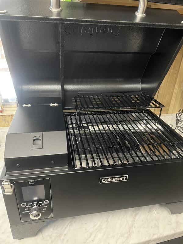 Cuisinart 256 sq. in. Portable Wood Pellet Grill and Smoker in Black  CPG-256 - The Home Depot