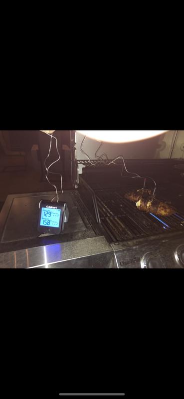  Cuisinart CBT-100 Bluetooth Easy Connect Meat Thermometer,  Black : Home & Kitchen