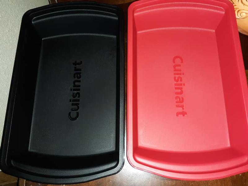 Cuisinart 2-Pack Plastic Marinating Containers, Red and Black