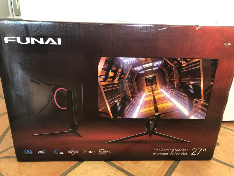 Funai 32 FHD Curved 240Hz, 1ms, HDR, VA, AMD FreeSync™ Premium Enabled  Gaming Monitor (FGM-32C545)