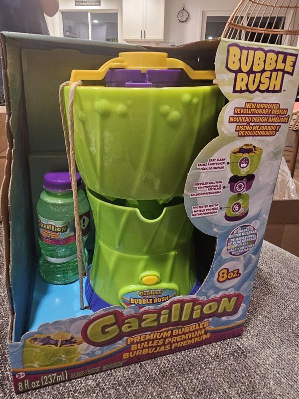 Gazillion Bubble Rush Automatic Bubble Blower/Maker Machine w