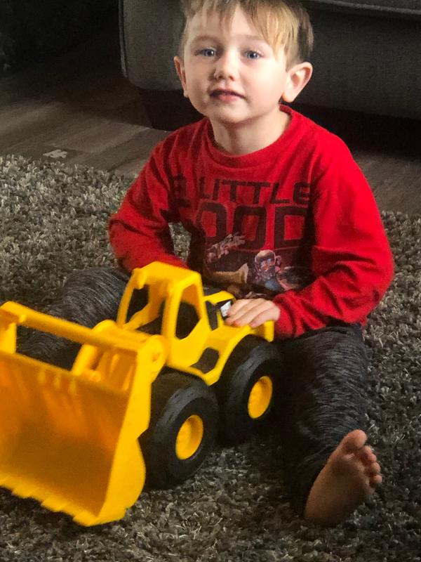 My son showing how easy it was for him to push!