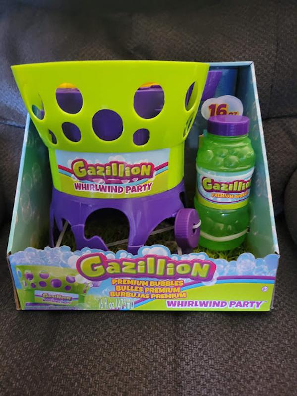 Our New Gazillion Whirlwind Bubble Party Machine